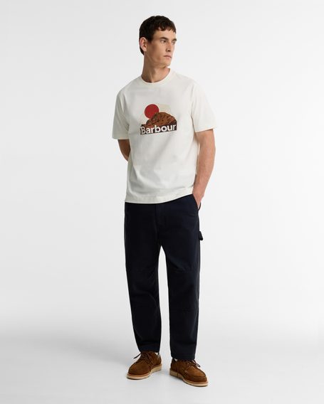 Barbour Wadsworth Relaxed Graphic T-Shirt — White
