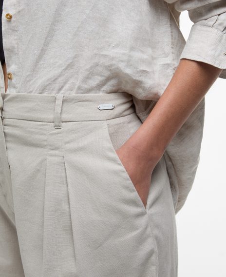 Barbour Luna Shorts — Light Sand