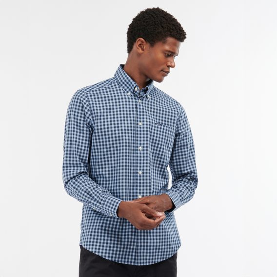 Barbour Merryton Tailored Shirt — Blue