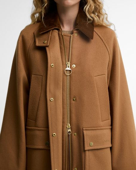 Barbour Women's Bedale Wool Coat — Beige