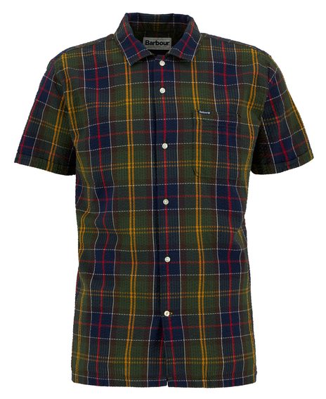 Barbour Clyde Seersucker Tartan Summer Fit Shirt