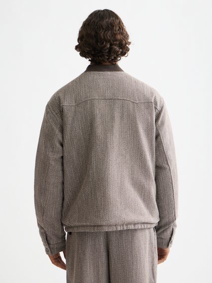 Scotch & Soda — Jacket Demitasse / Eggnog Herringbone