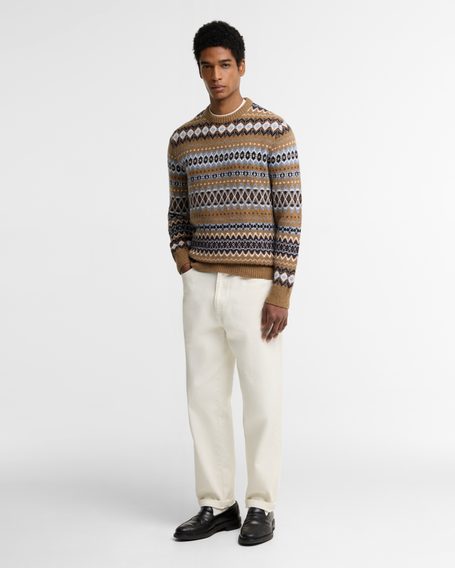 Barbour Case Fair Isle Jumper — Trench