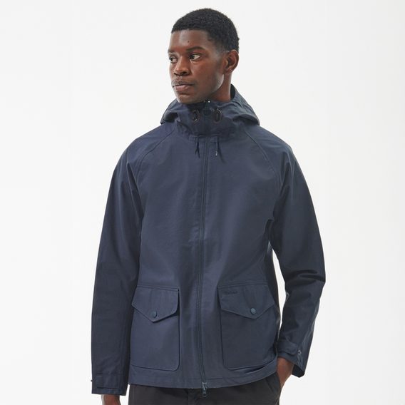 Barbour Whitstone Waterproof Jacket — Navy