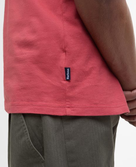 Barbour Tothill Tailored Fit Poloshirt — Rot Spice