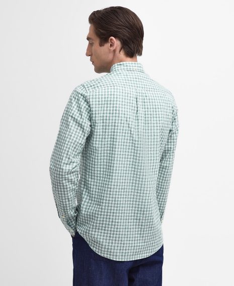 Barbour Kanehill Tailored Shirt — Agave Green