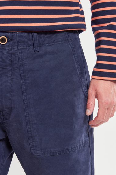 Armor Lux Fisherman's Trousers — Marine Deep