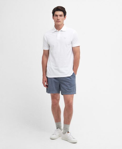 Barbour Lightweight Sports Polo Shirt — Classic White