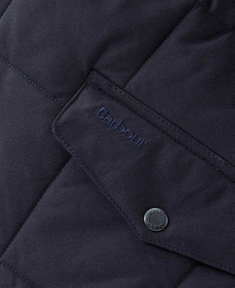 Barbour Winter Chelsea Quilted Jacket — Classic Navy