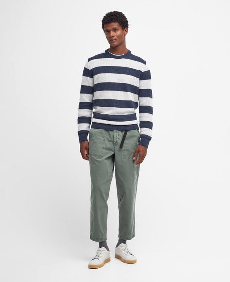 Barbour Craster Striped Crew Neck Jumper