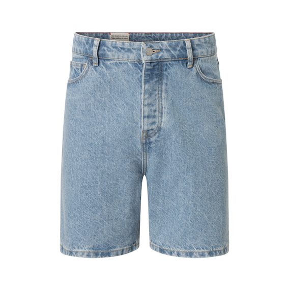 Denimshorts Knowledge Cotton Apparel — Bleached Stonewash