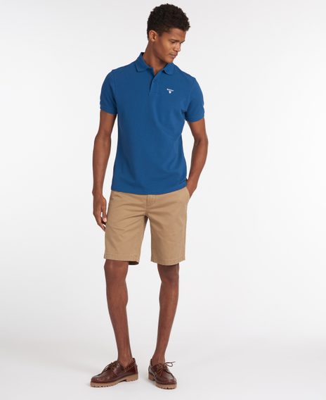 Barbour Sports Polo Shirt — Marine Blue