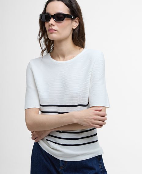 Barbour Ivy Striped Short-Sleeved Jumper