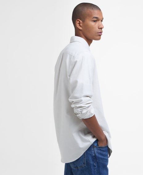 Barbour Oxtown Tailored Shirt — Oatmeal