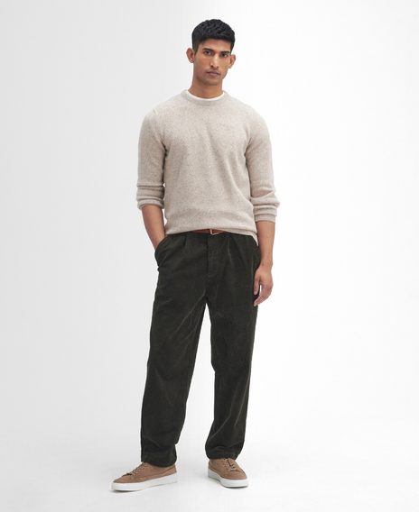 Barbour Stretch Cord Relaxed Trousers — Forest