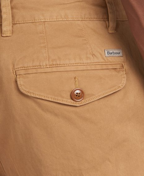 Barbour Neuston Twill Chinos — Sand