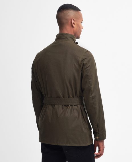 Barbout International Tourer Slim Wax Jacket — Sage