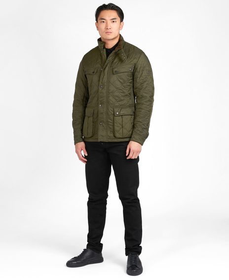 Barbour International Ariel Polarquilt Jacket — Olive