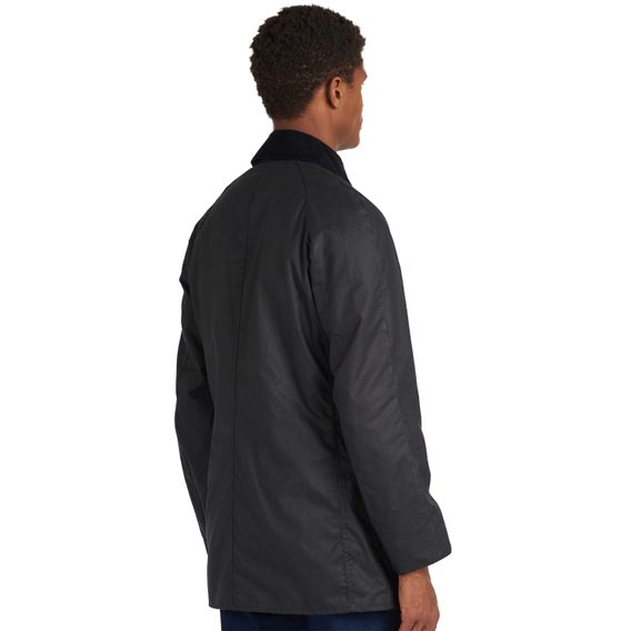 Barbour Bristol Wax Jacket — Navy