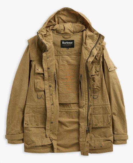 Barbour × TO KI TO Field Utility Casual Jacke — Golden Khaki