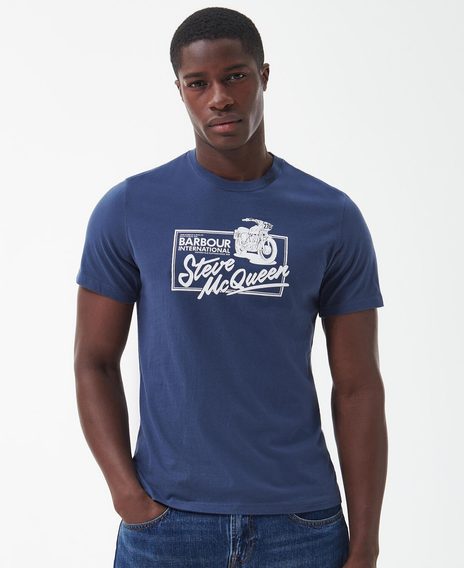 Barbour International Eddie T-Shirt — Oxford Navy