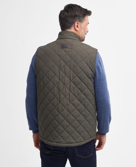 Barbour Fernwood Quilted Gilet — Dark Olive