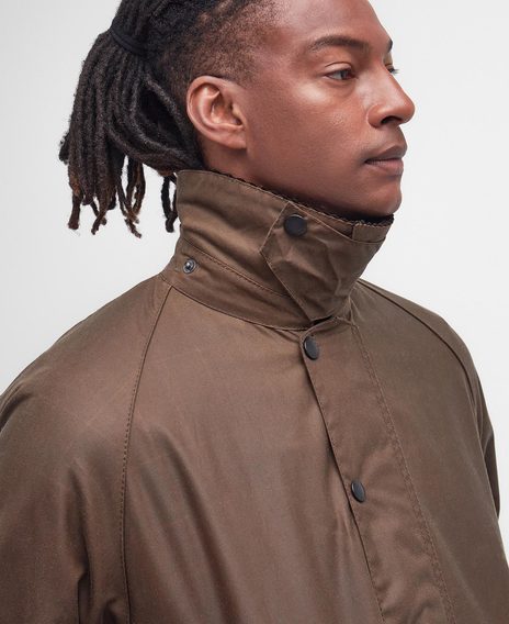 Barbour Beaufort Wax Jacket — Bark