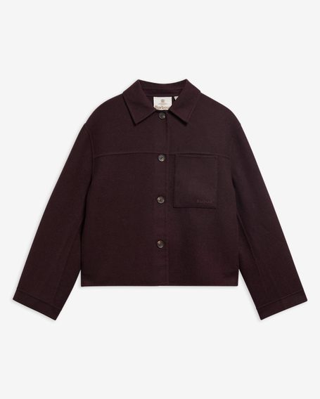 Barbour Antonella Wool-Blend Overshirt