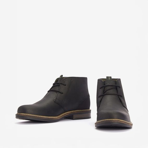 Barbour Readhead Chukka Boots — Classic Black