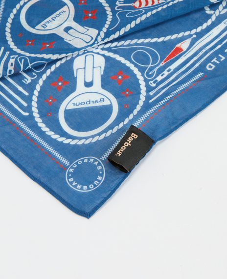 Barbour Heritage Bandana — Sailboat Blue