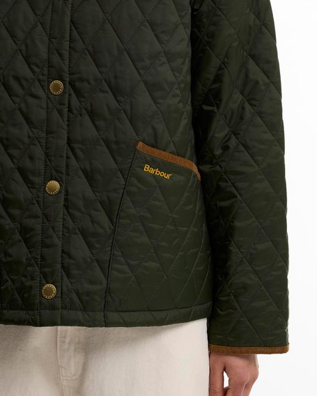 Barbour Icons Cropped Liddesdale Quilted Jacket