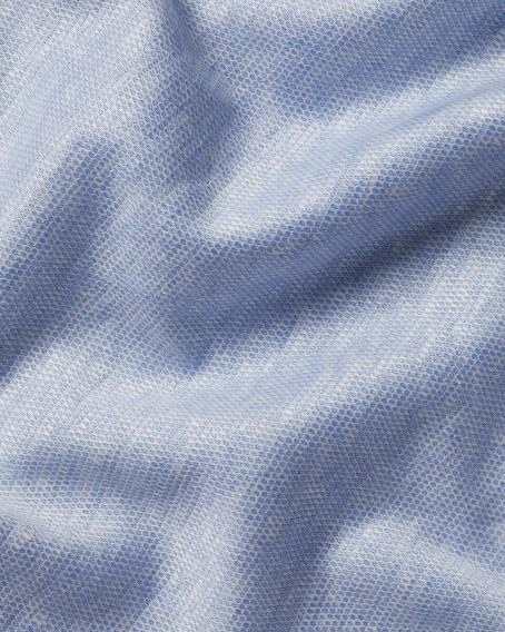 Charles Tyrwhitt Pure Linen Polo — Sky Blue