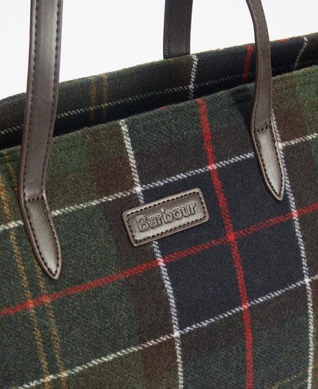 Gentleman Store Barbour Witford Tartan Tote Bag Barbour Taschen und Handtaschen Fur Frauen Kleidung