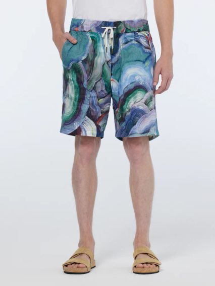 Scotch & Soda — Fave Printed Tencel Bermuda Shorts