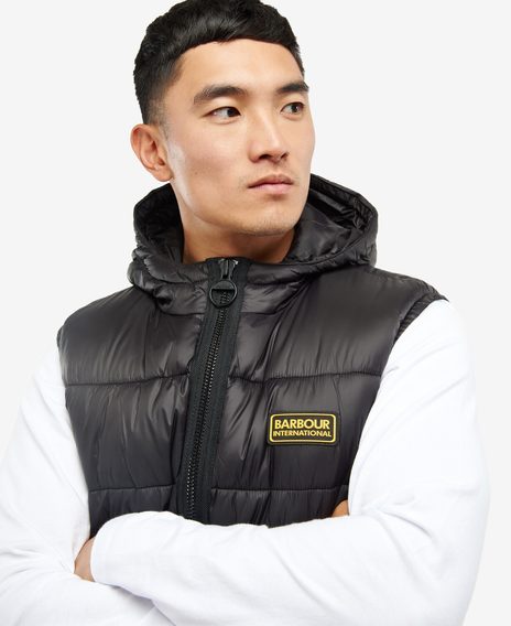 Barbour International Bobber Gilet — Black