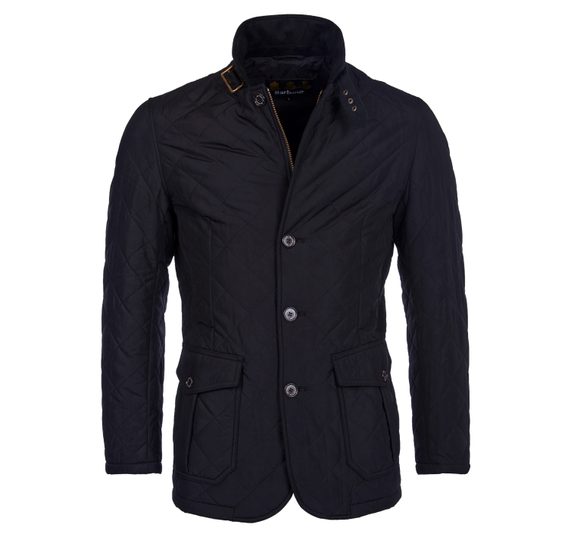 Barbour Quilted Lutz Jacket — Black