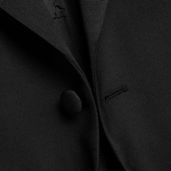 Charles Tyrwhitt Peak Lapel Tuxedo Jacket — Black