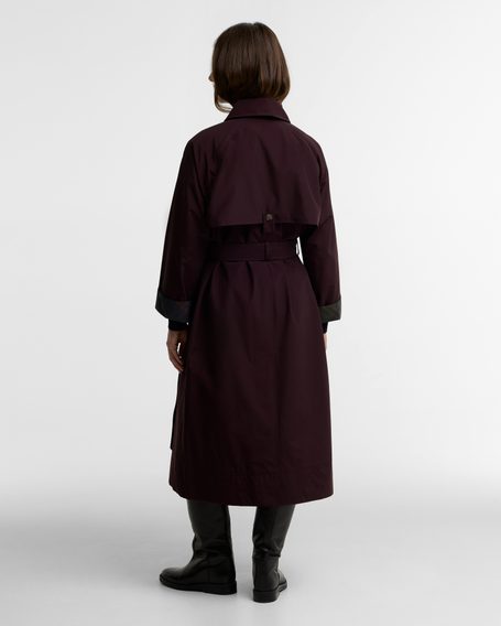 Barbour Antonella Showerproof Trench Coat — Fig
