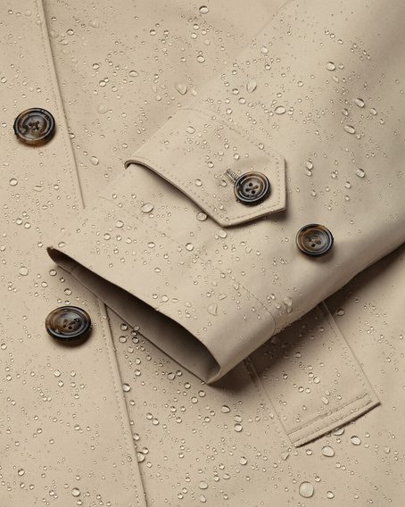 Charles Tyrwhitt Showerproof Raincoat — Stone