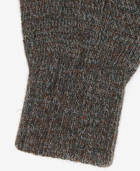 Barbour Fingerless Gloves — Green