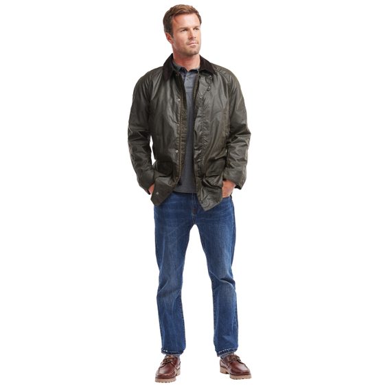 Gentleman Store Barbour Bristol Wax Jacket Olive Barbour Wachsjacken Jacken und Mantel Kleidung