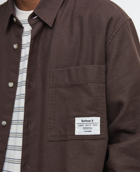 Barbour Angelo Relaxed Long-Sleeved Shirt — Bitter