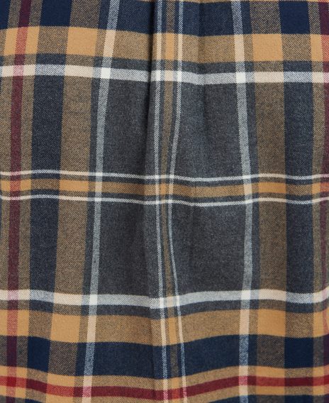 Barbour Ronan Tailored Check Shirt — Grey Marl