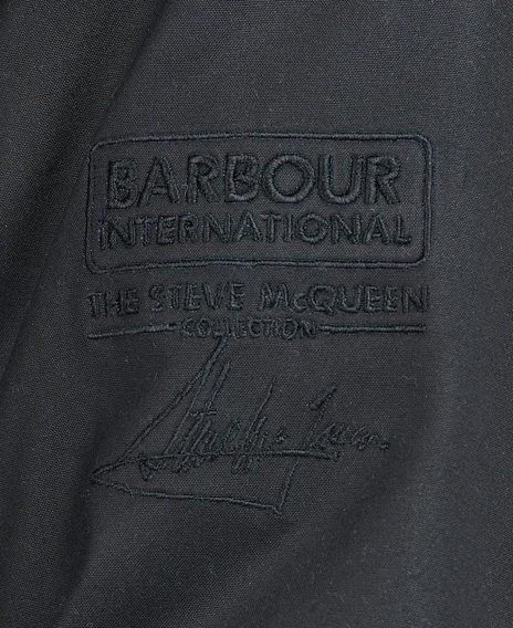 Wachsjacke Barbour International Steve McQueen™ Merchant Wax Jacket - Black