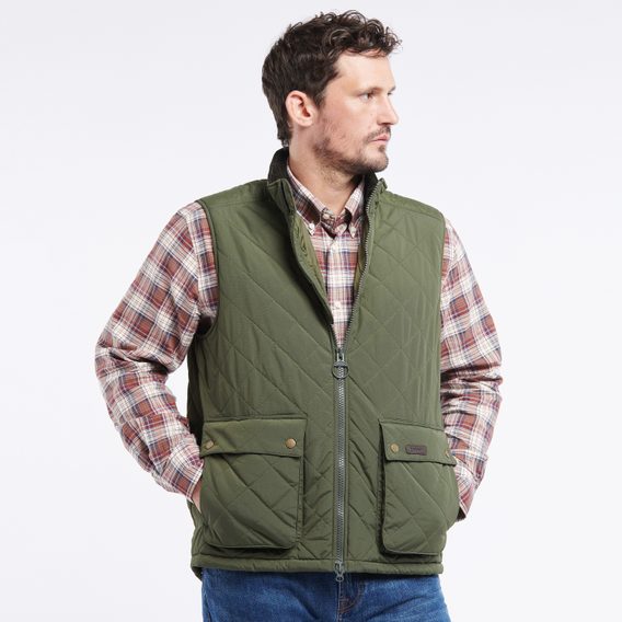 Gesteppte Weste Barbour Fernwood Gilet - Sage