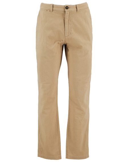 Barbour Cotton Linen Tailored Trouser — Washed Stone