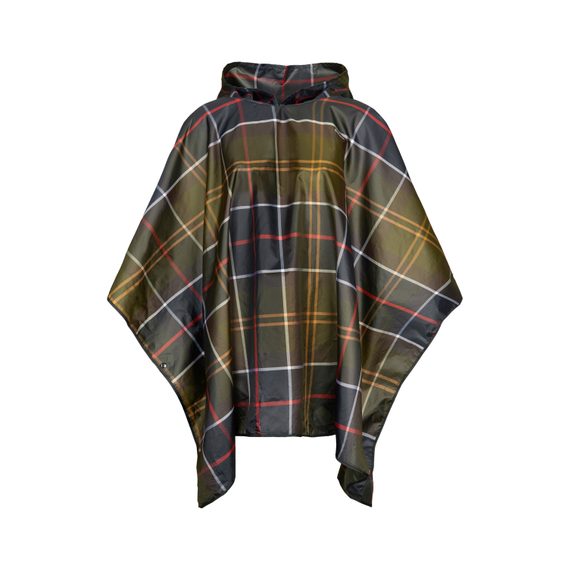 Barbout Tartan Poncho Showerproof