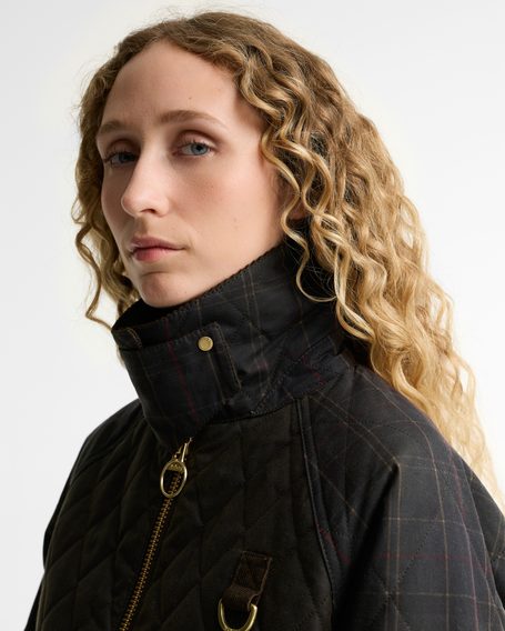 Barbour Reimagined Icons Tartan Quilted Spey Waxed Jacket