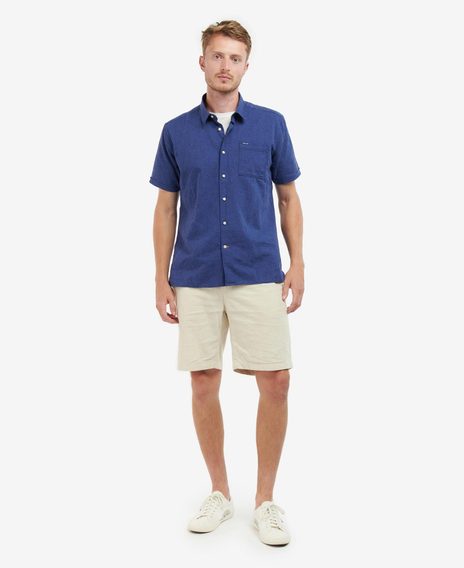 Barbour Nelson Short Sleeve Shirt — Deep Blue