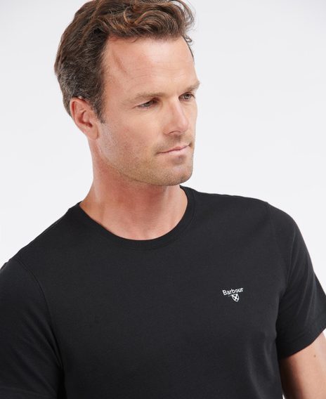 Barbour Essential Sports T-Shirt — Classic Black